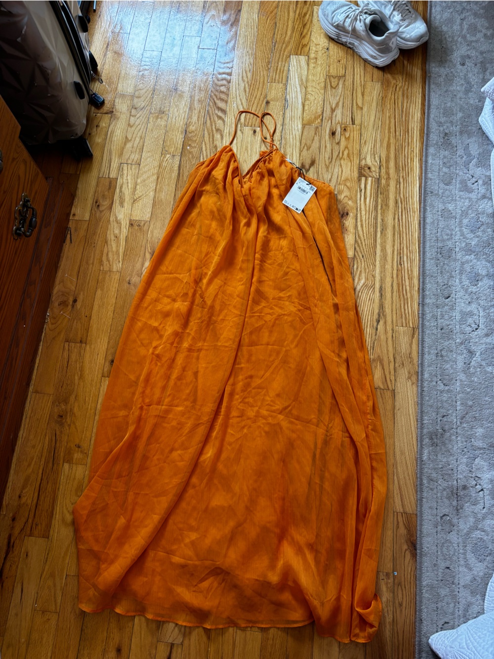 Mango Sleeveless Maxi Dress in Mustard Yellow - Picture 3 of 3